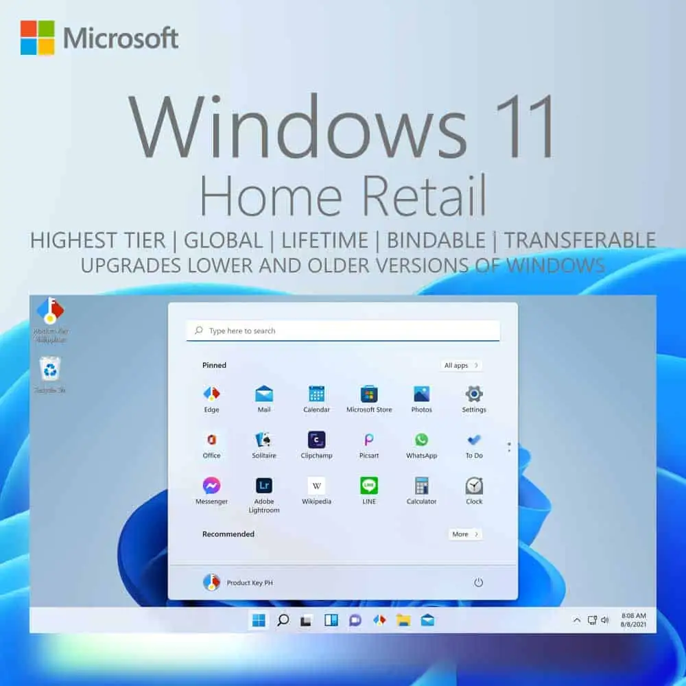 Windows 11 Home OEM 32/64-Bit | Digital License Product Key (Instant Delivery)