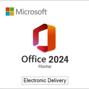 Microsoft Office Home 2024 box art – Word, Excel, PowerPoint, OneNote for PC and Mac