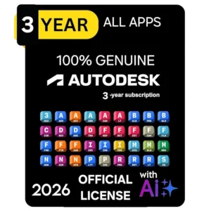 Autodesk All Apps 3-Year Subscription – Instant Email Invitation